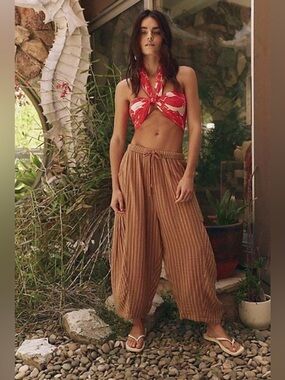 New Free People Quinn Striped Pants Size XS